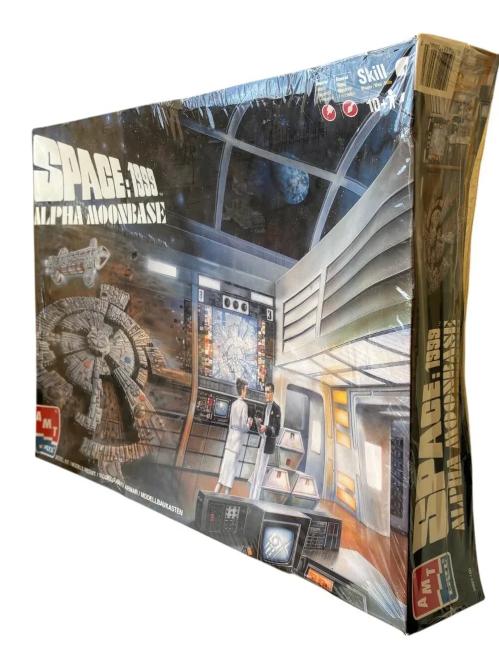 Alpha Moonbase Space 1999 AMT ERTL Model Kit Vintage Moon Base New Sealed Dents